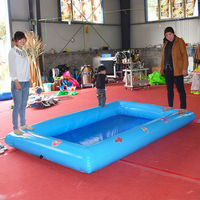 Piscine gonflable commerciale en PVC pour la pêche, bassin à canards, piscine gonflable pour événements extérieurs, location commerciale, taille personnalisée