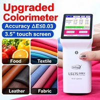 Colorimètre portable Linshang LS175 avec grande ouverture de 20 mm pour l'inspection des aliments, des fruits, des textiles et des plastiques