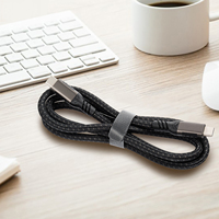 Kabel Data Pengisian Daya Multifungsi Tembaga Murni 5A 100W, Proyeksi HD 4K 60HZ, Kecepatan USB3.2 Tipe-C 20gbps, Dapat Disesuaikan