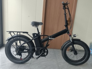 Venta Directa de Fábrica, Bicicleta Eléctrica Plegable de 48V 500W, 7 Velocidades, 20 Pulgadas, con Llantas Anchas, para Adultos - Product Image 3