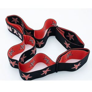 New Product Yoga High <b>Elasticity</b> Stretching Belt and Fitness Strength Training Stretching Belt - Product Image 2