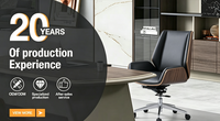 Chaise de bureau de direction ergonomique moderne de luxe, mobilier commercial, confort, cuir classique, chaise pivotante de bureau pour patron