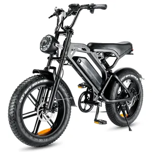 Eu Usa Magazijn Klaar Voorraad V20 Elektrische Fiets 1000W 20Inch Dikke Band E-Bike 250W 25 Km/h Ebike Elektrische Fiets Volwassen Fatbike