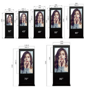 จอแสดงผลดิจิตอล LCD ขนาด 43 50 55 65 นิ้ว สำหรับโฆษณา ป้ายดิจิตอล หน้าจอสัมผัส ตู้คีออสก์บริการตนเองสำหรับธุรกิจ  ตู้โชว์โปสเตอร์ในห้างสรรพสินค้า - Product Image 3