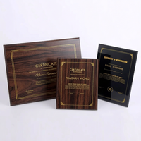 Plaque en bois poli personnalisée avec impression UV, trophée d'entreprise gravable, durable pour les événements sportifs et les salons professionnels