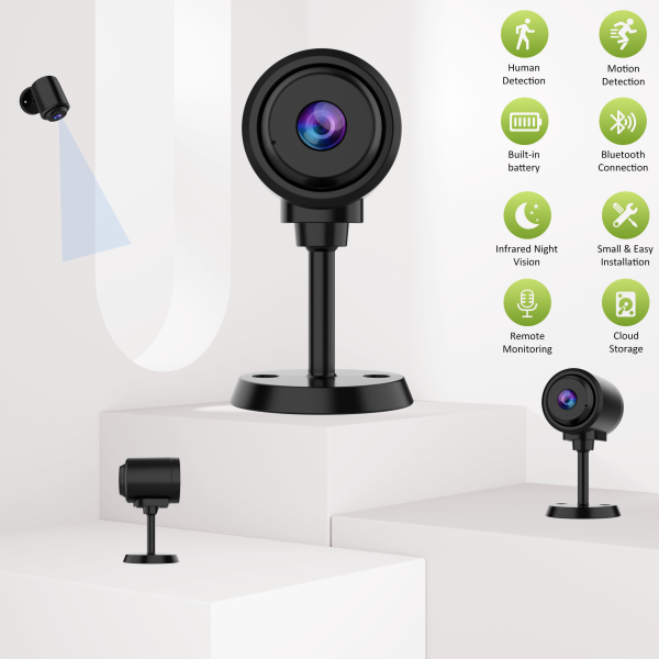 WIFi Mini Camera Two -way Audio Remote Network Monitoring 1080P Wireless Camera Recorder Camcorder Network Camera