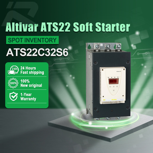 มอเตอร์แบบอะซิงโครนัส ATS22C32S6 ของแท้ใหม่ ซอฟต์สตาร์ทเตอร์ 230V(90kW) 400-440V(160kW) 500V(220kW) Altistart 22 ซอฟต์สตาร์ทเตอร์ 3 เฟส - Product Image 1
