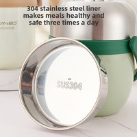 Aifeisi Boîte à lunch portable multicouche isolée pour la maison en acier inoxydable 304, écologique, étanche, à trois niveaux, de 1 à 3 litres.