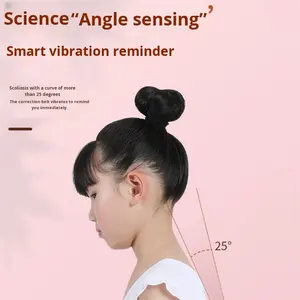 <span class=keywords><strong>Corrector</strong></span> de Postura con Vibración y Pantalla LCD, Modelo Nuevo Transfronterizo, <span class=keywords><strong>Corrector</strong></span> de Joroba, Soporte para el Cuello, Elevador de Pecho para Niños, Estiramiento - Product Image 4