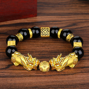 Nueva llegada buena suerte joyería rica cuentas PiXiu pulsera prosperidad PiXiu pulsera - Product Image 5