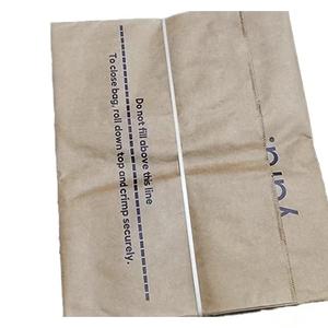 Kompost kutusu için bir astar Compostable kağıt kutusu Liner için özelleştirilmiş geri dönüştürülmüş Kraft kağıdı torba - Product Image 5