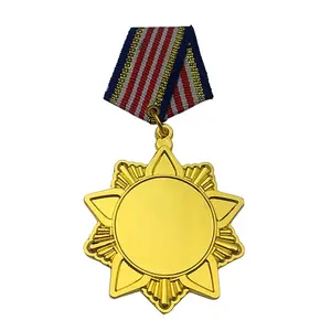 Medalha Fabricante Atacado Ouro Prata Bronze Zinco Liga Medalla De Metal Em Branco Medalhas Esportivas Medalhas Personalizadas Suporte