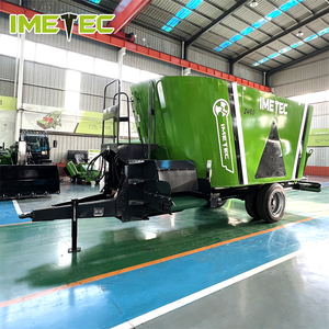 Mélangeur TMR vertical robuste Imetec, entraîné par tracteur, alimenté par prise <span class=keywords><strong>de</strong></span> force, pour <span class=keywords><strong>l</strong></span>'élevage <span class=keywords><strong>de</strong></span> bovins en ferme - Product Image 2