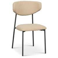 Chaise de salle à manger de luxe moderne et légère avec accoudoir en fer sac souple pour bureau négociation meubles de maison café
