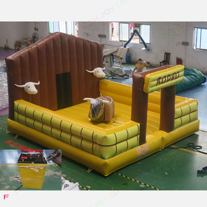 Jeu bouledogue gonflable mécanique, rodeo, 5x5m, pour enfants, en solde - Product Image 4