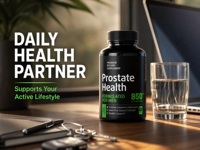 Capsules de santé de la prostate en marque privée pour hommes avec extrait de palmier nain et de graines de citrouille, complément alimentaire à base de plantes 850 mg, 60 capsules