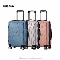 Sacs de voyage de marque Premium, valise rose Maletas porte-bagages Dingtian, ensemble de valises, cabine, valise à roulettes ABS