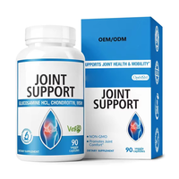 Capsules végétaliennes OEM pour le soutien articulaire, glucosamine HCL, MSM, chondroïtine, boswellia, sans OGM, pour adultes, 2 capsules par jour, 90 capsules