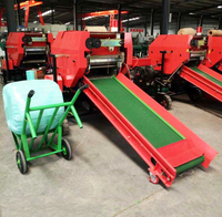 Fabrication en usine de presse à balles rondes et d'emballage de paille de foin de maïs pour usage agricole presse à balles pour fourrage d'ensilage