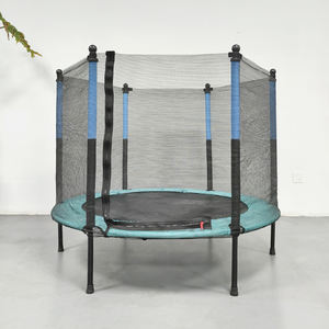 Trampoline pour enfants Zoshine de 55 pouces avec filet de sécurité, barre de maintien et balançoire, trampoline durable pour l'intérieur/l'extérieur pour les tout-petits - Product Image 6