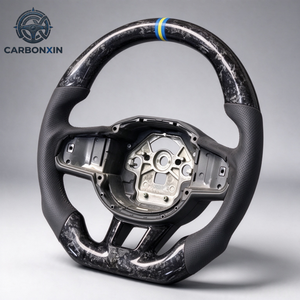 Volante de Fibra de Carbono Forjado para Volvo Xc60 Xc70 Xc90 C30 V40 V60 V70 V90 S40 S60 S80 S90 2016 2024 - Product Image 2