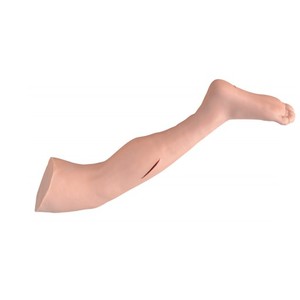Modèle d'entraînement avancé pour la suture des jambes humaines grandeur nature en PVC pour la formation aux compétences de suture en traumatologie chirurgicale - Product Image 2