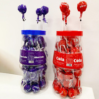 Soda smaak lolly's 21g 50 stuks per pot gemengde fruit harde snoepjes casual snack groothandel zoete snack