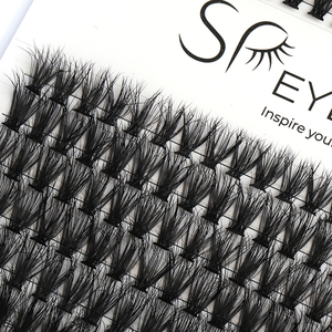 SP EYELASH 20D 100D Individual <strong>Cluster</strong> Lshes D Curl Pre-Cut Segment Thick Eyelash Extension Kit Fluffy Diy <strong>Lash</strong> <strong>Clusters</strong> - Product Image 3