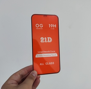 Cubierta completa de vidrio templado 21D para teléfono oppo reno 8, película de vidrio templado para realme 5 <span class=keywords><strong>d</strong></span>, precio de fábrica - Product Image 2