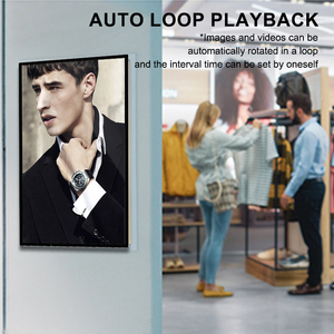 32-55 inch mở di động treo tường hiển thị <span class=keywords><strong>Android</strong></span> 9 OS 4K IPS 178 góc nhìn cảm ứng tùy chọn nâng cấp 300-500nits độ sáng - Product Image 3