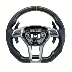 Volante Deportivo Personalizado de Fibra de Carbono y Cuero para <span class=keywords><strong>Mercedes</strong></span> <span class=keywords><strong>Benz</strong></span> W204 W205 W209 W213 S550 C300 Clase <span class=keywords><strong>C</strong></span> E <span class=keywords><strong>Amg</strong></span> E350 Gle <span class=keywords><strong>450</strong></span> - Product Image 1