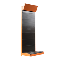Présentoir robuste pour outils électriques, support de sol en métal perforé Volcano, étagère gondole pour magasin de détail et atelier automobile