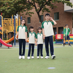 Mùa Hè Cao Đẳng Phong Cách Đồng Phục Thiết Lập Cho Trẻ Em Trung Học Sinh Trung Học Sinh Ngắn Tay Áo Tốt Nghiệp Lớp Áo Sơ Mi Với Váy Quần Short - Product Image 3