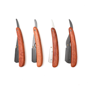 Navaja <span class=keywords><strong>de</strong></span> <span class=keywords><strong>Afeitar</strong></span> Recta Manual para Hombre, con Mango <span class=keywords><strong>de</strong></span> Madera y Hoja Única <span class=keywords><strong>de</strong></span> Acero Inoxidable, con Logotipo Personalizado - Product Image 4