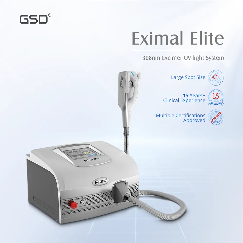 GSD Factory Price 308nm Excimer Laser Psoriasis Vitiligo Treatment Machine