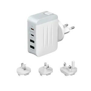 Caricatore di conversione 4-in-1 multifunzione 4 porte caricatore 4.8 adattatore USB C tipo c Travel charger plug