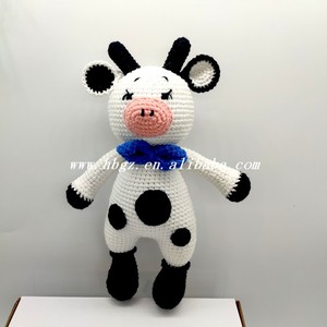 Poupées en peluche personnalisées en coton biologique, couleur unique, chiot, chien, vache, éléphant, koala, hippopotame - Product Image 6
