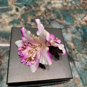 Venta al por Mayor Nuevo Diseño 2026 Orquídea de Tailandia Hecha a Mano para la Playa Broche de Pelo Floral para Mujer - Product Image 6
