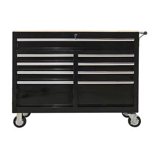 Mobiele gereedschapskist van metaal met wielen, werktafel en 9 laden - Product Image 2