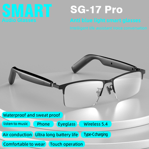 Gafas con Filtro de Luz Azul y Asistente Inteligente para Conversaciones por Voz, Lentes Inteligentes para Escuchar Música, Gafas Inteligentes Bluetooth - Product Image 2