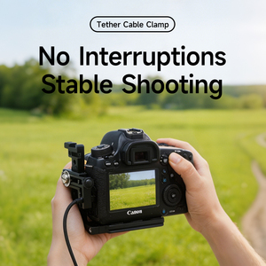 Nuovi Arrivi: Gabbia per Fotocamera DSLR/Mirrorless Fujifilm in Lega di Alluminio, Morsetto Universale per Cavo Fotocamera con Filettatura da 1/4'' per Fissaggio Cavo - Product Image 2