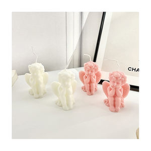 Bougie parfumée romantique faite à la main, 50 pièces, fournitures mignonnes, petit ange, parfum, cire, commémorative, pour cadeau, mariage - Product Image 1