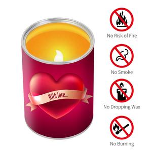 <span class=keywords><strong>Promo</strong></span> Bären Valentine Teddy Single Blechdose Paket Led Kerzen Mini Geschenke zum Organisieren - Product Image 4