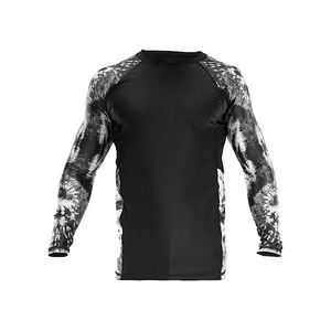 Long Sleeve Surf Shirt Swimming Shirt <strong>Rash</strong> <strong>Vest</strong> Sun Protection Clothing UPF50+ Printed <strong>Rash</strong> Guard for Mens - Product Image 6