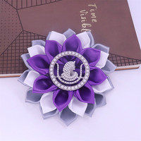 Broche corsage en satin inspirant fille d'Isis, couleurs personnelles personnalisées, ruban de haute qualité, broche fleur DOI maçonnique