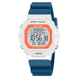 Skmei Sport Watch Digital Men Women 50M Water Resistant Led Light Alarm Clock Multifunctional Student Watch Tpu Strap - Product Image 5