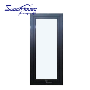 Fenêtre à auvent en aluminium certifiée AAMA, à rupture de pont thermique, vitrage Low-E, isolante, insonorisée, pour salle de bain et chambre à coucher - Product Image 2