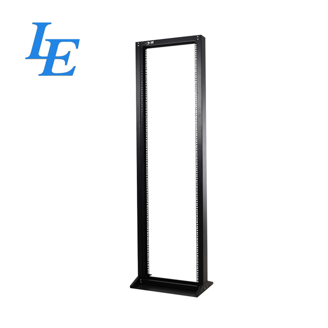 19" 42U Open Rack for Data Center 2 Posts SPCC Style Floor Standing Server Cabinet Network Cabinets in Stock ROHS CE Certified