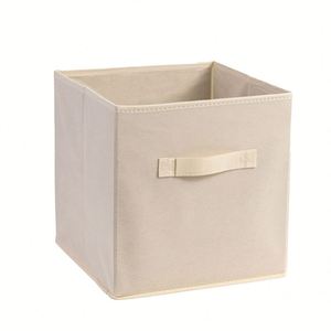Large Collapsible Fabric Storage <b>Cube</b> <b>Baskets</b> <b>with</b> Handles Closet Organizers for Home Office Shelf Closets Bedroom - Product Image 3