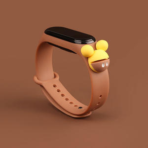 FORWELLENY Vente directe d'usine Bracelet de remplacement Bracelet de sport en silicone Bracelet de montre de dessin animé pour Xiaomi Mi Band 6 5 4 3 - Product Image 5